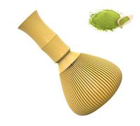Frusta Matcha, Fleymu Frusta di per il tè Matcha Materiale Resina, Antimuffa, Set di Partenza per il tè Matcha Tradizionale, Strumenti per la Preparazione Della Matcha Whisk, (Amarillo)