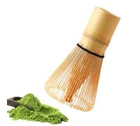 Frusta matcha in naturale, Frusta matcha di bambù, scopa di bambù giapponese utilizzata per mescolare matcha, 100 denti, strumento matcha tradizionale fatto a mano