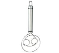Frusta Per Impasto Danese - 7 Cm In Acciaio Inossidabile Antiruggine, Multifunzione, Ergonomica, Lunghezza 19 Cm, Frusta In Metallo, Per Uova, Pizza, Torte, A Casa, In Cucina, Al Bar, Nella P