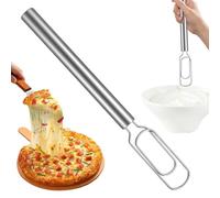 Frusta Per Impasto Danese - Miscelatore Manuale In Acciaio Inossidabile, Frusta Per Impasto Danese E Raschietto Per Lievito Madre | Strumento Bacchetta Con Gancio Per Agitazione Manuale Da 12 Pollici