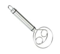 Frusta Per Impasto Del Pane - Gadget Da Cucina Ergonomico In Acciaio Inossidabile Da 19 Cm | Utensile Per Mescolare Il Pane, Utensile Per Impastare Il Forno Professionale, Strumenti Per Mescolare La P