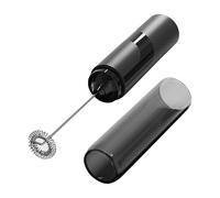 Frusta per latte per caffè, frusta con schiuma fredda con coperchio, frusta per cioccolato caldo, bevanda proteica, viaggi e campeggio