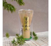 Frusta per matcha giapponese, pennello in bambù Chasen per mescolare, supporto da 100 bastoncini, supporto da 120 bastoncini 100 steli,Centoventi Benli,Ottant'anni,Contare le pannocchie di mais,Premiu