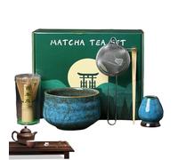 Frusta per matcha, set di fruste - Kit di Matcha Bowl 5 pezzi, Matcha, frusta e ciotola Matcha per il Ringraziamento, Natale