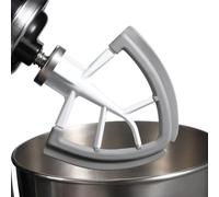 Frusta per mixer con testa inclinabile da 4,5 e 5 litri, in silicone flessibile, raschietto per serie Classic & Artisan, raschiatura automatica per miscelazione efficiente, bianco