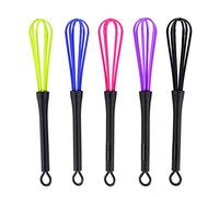 Frusta per parrucchieri, 5 pezzi Colorante per capelli color crema Frullino per salone in plastica multifunzione Barbiere Arredamento per parrucchieri Frusta Frusta per cucina