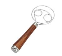 Frusta Per Pasta In Legno - Frusta Per Pasta, Frusta Per Pane In Acciaio Inox | Frusta Per Impastare, Frusta Per Farina Multifunzionale Per Mescolare Rapidamente Lievito, Pasta