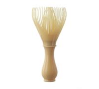 Frusta per tè giapponese in resina PP Chasen, miscelatore manuale ergonomico per schiuma, riutilizzabile, con base piatta, 13 x 6 cm, colore: albicocca