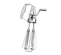 Frusta per uova da 25,4 cm, frusta a mano, gadget da cucina, miscelatore a manovella in acciaio inox, frusta rotante per cottura al forno