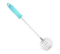 Frusta per uova in acciaio - frusta rotante per mixer | Frullatore a mano da cucina | frusta semiautomatica | Filo da cucina in acciaio per mescolare, mescolare, cucinare, mescolare