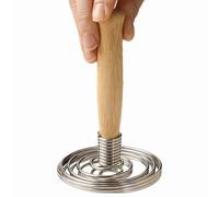 Frusta per uova, in acciaio inox, frullatore manuale per uova, frullatore a pressione manuale per miscelare rapidamente le uova, pastella e preparare panna a casa, panetteria o corsi di cucina