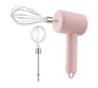 Frusta per uova, mini mixer silenzioso ricaricabile, velocità regolabili, lunga durata della batteria, perfetta per frappè, burro, albumi e cottura, 22 x 19,6 x 7,5 cm