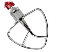 Frusta Piatta Di Ricambio In Acciaio Inossidabile Compatible With KitchenAid K45B K45 K45SS KSM75 KSM90, Miscelatori Con Testa Inclinabile Da 4,5-5 Qt