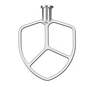 Frusta piatta in acciaio inossidabile compatibile con accessori for robot da cucina KitchenAid 5-6 litri supporto sollevabile for ciotola, for fruste di ricambio