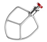 Frusta Piatta In Acciaio Inossidabile, Compatible for KitchenAid, For Robot Da Cucina 5plus - 6 Qt Con Sollevamento Ciotola E Attacco A Paletta