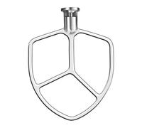 Frusta Piatta In Acciaio Inossidabile For Robot Da Cucina KitchenAid Da 6 E 5 Litri, Accessori Di Ricambio For Robot Da Cucina KitchenAid.