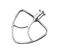 Frusta piatta in acciaio inox da 4,5-5 QT per miscelatore da cucina, accessori di ricambio per K45SS, KSM75, KSM90, KSM110, KSM125, KSM150