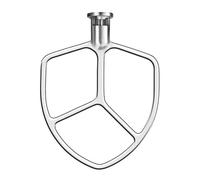 Frusta piatta in acciaio inox per mixer KitchenAid da 5 qt-6qt, adatta per mixer Professional 5 Plus e Professional 600 Seris K5 KG25 KV25 KP26 KT26, resistente e lavabile in lavastoviglie