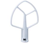 Frusta Piatta Rivestita, Compatibile Con KitchenAid, K5AB K5SS KSM50 KSM5 KSM450 Attacco For Miscelatore Ciotola In Acciaio Inossidabile 5-QT