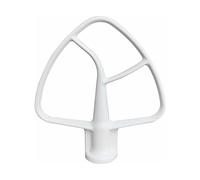 Frusta piatta rivestita di ricambio K45B compatibile con il robot da cucina Kitchenaid, for testa inclinabile 4,5 QT KSM90, K45