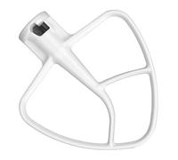 Frusta piatta rivestita K45B, compatibile con l'accessorio for impastatrice KitchenAid da 4,5-5 Qt, adatta alle ciotole con supporto