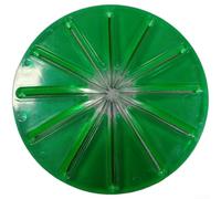 Frusta rossa a 6 fili con attacco ABS TPR Stand Mixer (rotondo verde)