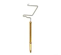 Frusta rotante Finisher Strumento per legare mosche per controllo di precisione del filo e finitura liscia della mosca - ottone e acciaio inossidabile, accessorio morsa leggera da 130 mm (A)