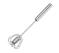 Frusta rotante in acciaio inox per uova con manico ergonomico per una facile miscelazione e miscelazione della crema in cucine moderne Miscelatore per panna in acciaio inossidabile