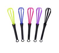 Fruste Cucina, ANGGREK 5PCS Salone di plastica Barbiere Parrucchiere Tintura per capelli Tintura per frullino Strumento miscelatore per palloncini cucina