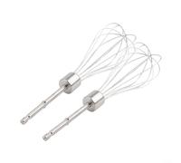 Fruste di ricambio per frullatore manuale Kenwood, 2 pezzi, in acciaio inossidabile, per frullino per uova, frusta compatibile con i modelli Turbo Beater (12 vergelle*)