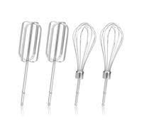 Fruste di ricambio per frusta in acciaio inox, 4 pezzi, per miscelatori manuali, uso multifunzionale per cucinare e cuocere al forno