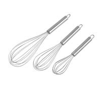 Fruste in filo di acciaio inossidabile - Fruste in metallo per sbattere le uova | Frusta da cucina facile da pulire | Piccole fruste per uso al forno | Frusta a mano per frullare, sbattere