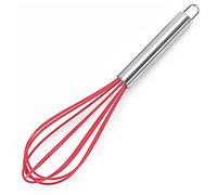 Fruste per cucinare, Frusta Frullino for le uova manuale Palloncino in silicone in acciaio inossidabile Mixer for panna Agitazione Miscelazione Sbattere Stile bobina Strumenti for