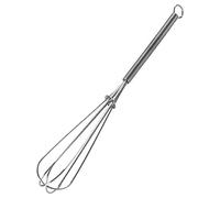 Fruste per cucinare, Frusta in filo d'acciaio,Adatto for polveri, paste, ecc. con meno miscelazione, come panna, sciroppo, .,Acciaio inossidabile,Colore acciaio,18 cm