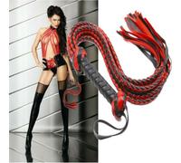 FRUSTINO bondage FRUSTA FLAGELLO sadomaso SEX TOY 8 CODE rosso nero sexy hard