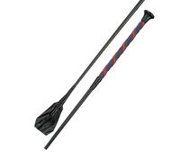 Frustino Dobert liscio con manico bicolore e punta in cuoio