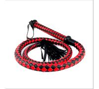Frustino frusta sadomaso sexy nero rosso lunga cat woman bondage 145,cm