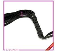 Frustino in ecopelle con manico Frusta frange Bondage 48cm Mistress Master