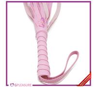 Frustino in ecopelle con manico Frusta frange Bondage 48cm Mistress Master