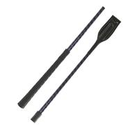 Frustino inglese con manico in gomma e terminale in cuoio da 65 cm Sartore