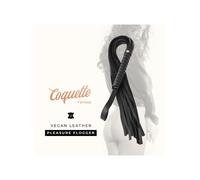 Frustino sexy flogger nero pelle PU Coquette frusta ottima qualità bondage BDSM