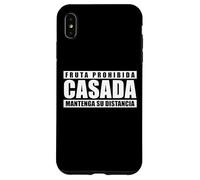 Fruta Prohibida Casada Mantenga Su Distancia Custodia per iPhone XS Max