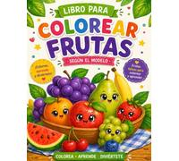 FRUTAS: LIBRO PARA COLOREAR
