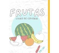 Frutas: livro de colorir