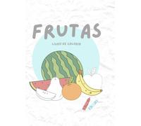 Frutas: Livro de colorir