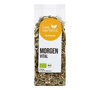 FRUTEG MILANTE DI ERBAL BIGLIO MATTINO VITAL 50G | Tè alle erbe perdente per un buon inizio per il giorno | Hot & Cold Un piacere | da agricoltura biologica certificata | 50 G.