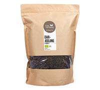FRUTEG Tè Darjeeling Bio Second Flush 1000 G | Loser Bio Darjeeling Tè FTGFOP1 dall'India | Tè nero organico leggero con aroma corposo | Tè nero BIO lotti 1 kg