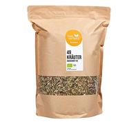 FRUTEG Tè Tè Bis Berbal Bio 1000 G | Tè perdente con 49 erbe organiche squisite | Basic Feel-Good tè con la cannella del dente di leone e molto altro ancora. | 1 kg