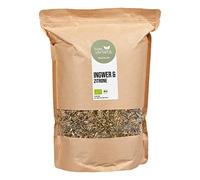 FRUTEG Tè verde organico Sencha Ginger & Lemon | Tè verde perdente | Tipico Sencha con zenzero rilassante e limone fruttato | Da agricoltura biologica certificata | 1 kg |. 1000 G.