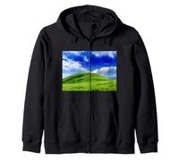 Frutiger Aero Meadow Aesthetic y2k 2000s Ironic Nostalgic Felpa con Cappuccio